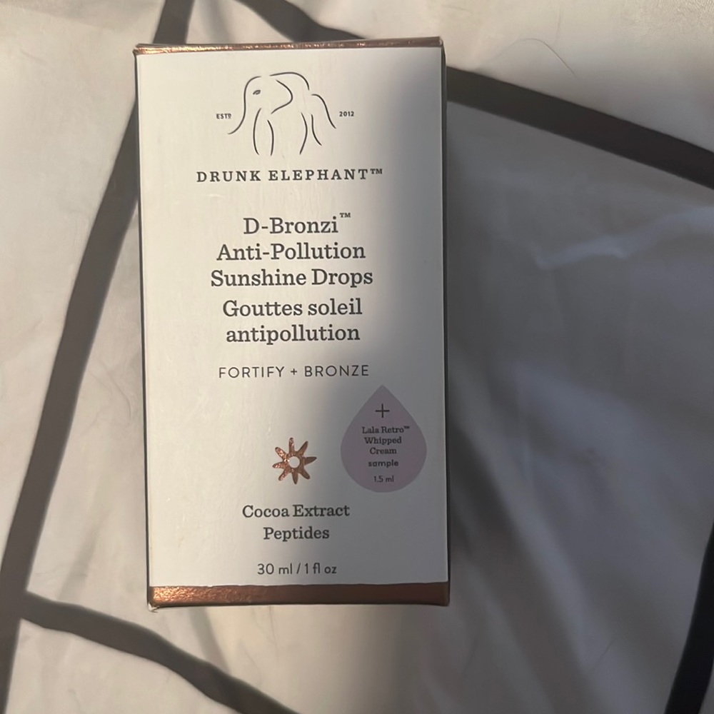 brand new drunk elephant bronzy drops!